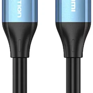 Cablu video Vention, HDMI (T) la HDMI (T), 5m, rezolutie 4K@ la 30Hz, conectori auriti, albastru, "ALHSJ" - 6922794768116