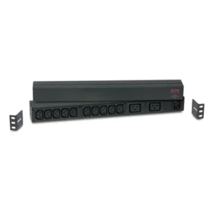 PDU APC, 1U pt. rack 19 inch, 12 prize IEC, intrare IEC, max 16 A, cablu 2.5 m, negru, "AP9559" (timbru verde 4 lei)