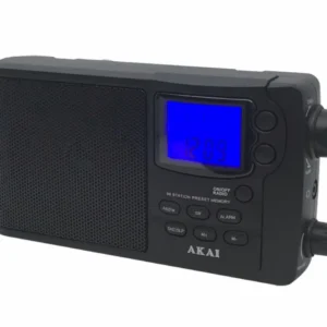 Akai APR-2418 Pocket AM-FM Radio, "APR-2418" (timbru verde 2 lei)