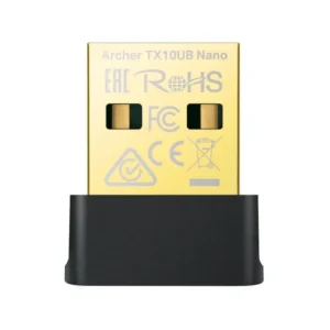 ADAPTOR RETEA TP-LINK AX900, USB extern wireless 2.4 GHz | 5 GHz, 900 Mbps, WI-FI 6 si Bluetooth 5.3  "Archer TX10UB Nano" (timbru verde 0.18 lei)