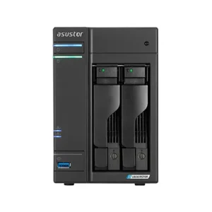 ASUSTOR NAS 2 Bay Intel Celeron J4125 QC 2.0GHz, 4GB, M2,USB 3.2 "AS6602T"