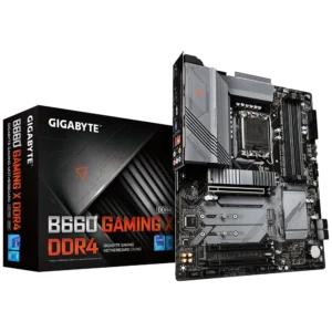 PLACA de BAZA Gigabyte "B660 GAMING X DDR4", skt LGA 1700, ATX, Intel B660, 4 x DDR4, max. 128 GB, 4 x SATA, 3 x M.2, 7.1, "B660 GAMING X DDR4"