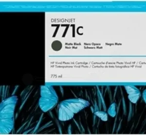 Cartus Cerneala Original HP Matte Black, nr.771C, pentru DesignJet Z6200, , (timbru verde 0.15 lei), "B6Y07A"