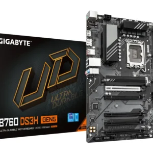 Placa de baza GIGABYTE B760 DS3H GEN5, LGA1700, ATX, Negru "B760 DS3H GEN5"