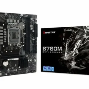Placa de baza Biostar "B760MX2­E", skt. LGA 1700, chipset Intel B760, mATX, 2 x DDR5 max. 128 GB, USB 3.2 gen 1, 4 x SATA, 2 x M.2, PCIe 4.0, HDMI, VGA/DVI, "B760MX2­E"