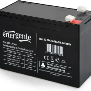 ACUMULATOR UPS GEMBIRD 12V /   9Ah, terminal F2(T2), dimensiune: 151x65x94mm, inaltime+terminal: 100mm, "BAT-12V9AH" (timbru verde 0.5 lei)