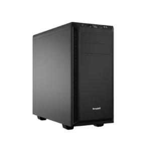 CARCASA be quiet! "PURE BASE 600", Middle Tower, ATX, fara sursa, 2xfan, USB 3.2 gen 1 x 2, audio+mic, PSU shroud, 7 sloturi expansiune, iluminare , negru, "BG021" (timbru verde 0.24lei)