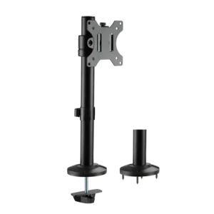 SUPORT de birou LOGILINK, pt 1 TV/monitor plat, curbat, diag. max 32 inch, rotatie, inclinare, orizontala, verticala, max 9 Kg, negru, "BP0108"