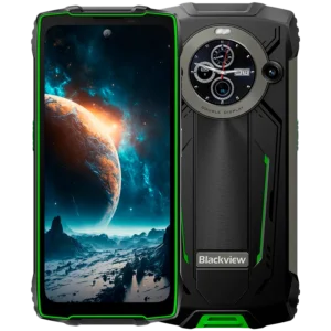 Blackview Rugged BV8200 LTE 6.5-inch FHD+IPS 1080x2400 120Hz Corning 3th + 1.3-inch 360x360 12+256GB MT8781 Octa-core 2.2GHz 8800mAh CAM Front 32MP Rear 50+13MP Green "BV8200_GR_EU" (timbru verde 0.45 lei)