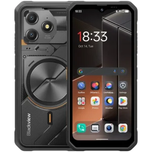 Blackview FORT100 LTE 6.56-inch HD+ 1612x720 90Hz 8+128GB MT Helio G81 Octa-Core 2.0GHz 13MP Front 16MP Rear NFC MIL-STD-810H 5000mAh Fingerprint  Android 16 Cosmic Black "BVFORT100_B_EU" (timbru verde 0.45 lei)