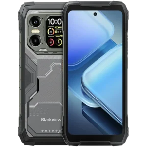 Blackview XPLORE 1 5G Rugged Phone 6.78-inch FHD 2460x1080 120Hz+2.01-inch 296x240 12+256GB MTK Dimensity 7050 octa-core 2.4Ghz Cam 50+64MP+20MP,20000mAh NFC Android  "BVXPLORE1_BK12_EU" (timbru verde 0.45 lei)