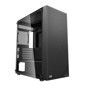 CARCASA PCCooler middle tower, gaming, fara sursa, suporta 7xfan, , PSU shroud, USB 3.1 gen x 1, USB 2.0 x 2, audio+mic, 5 sloturi expansiune, negru, "C3B310-BKP0-GL"