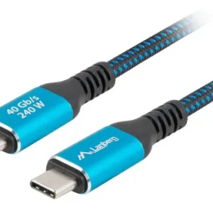 Cablu USB-C M/M 4.0 240W 8K 60Hz ng "CA-CMCM-45CU-0015-BK" (timbru verde 0.08 lei)