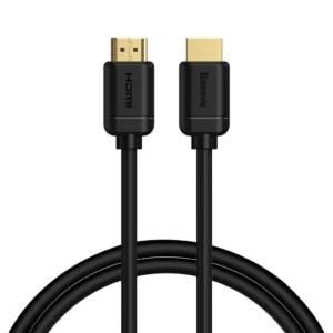 CABLU video Baseus HD Series, HDMI (T) la HDMI (T), rezolutie maxima 4K UHD (3840 x 2160) la 60 Hz, conectori auriti, 2m, negru "CAKGQ-B01" (timbru verde 0.8 lei) - 6953156222526