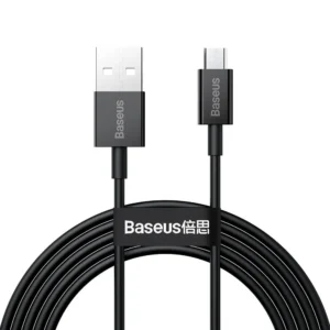 CABLU alimentare si date Baseus Superior, Fast Charging Data Cable pt. smartphone, USB la Micro-USB 2A, 2m, negru "CAMYS-A01" (timbru verde 0.08 lei) - 6953156208483