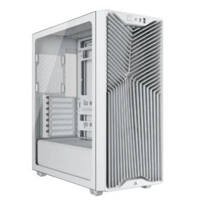Carcasa Corsair 3200D RS, Mid-Tower, ATX, 3 ventilatoare incluse RS120, Alb "CC-9011335-WW" (timbru verde 0.32 lei)