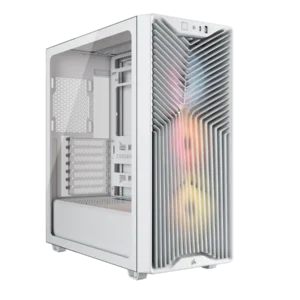 Carcasa Corsair 3200D RS ARGB, Mid-Tower, ATX, 3 ventilatoare incluse RS120 ARGB, Alb "CC-9011345-WW" (timbru verde 0.32 lei)