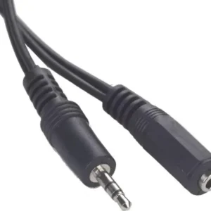 CABLU audio GEMBIRD prelungitor stereo (3.5 mm jack M/T), 5m, conectori auriti, black "CCA-421S-5M" (timbru verde 0.08 lei)