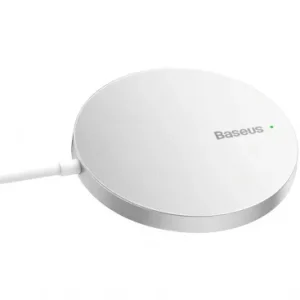 INCARCATOR wireless Baseus Simple Mini3, magnetic, 15W, cablu Type-C la USB 1.2m inclus, argintiu "CCJJ040012" (include TV 0.18lei) - 6932172618650