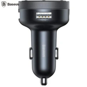 MODULATOR AUTO FM Baseus Enjoy,BT 5.0 frecventa 2.4Ghz, 2xUSB 5V/3.4A max, 12V-24V,frecv FM: 87,5-108.0MHZ, MP3/WAV/FLAC/APE/WMA, answer/reject/hang up/redial, bk "CCLH-01" (timbru verde 0.8 lei)-6953156206816