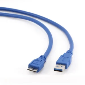 CABLU alimentare si date GEMBIRD, USB 3.0 (T) la Micro-USB 3.0 (T), 0.5m, albastru, "CCP-mUSB3-AMBM-0.5M" (timbru verde 0.08 lei)