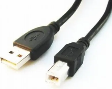 CABLU USB GEMBIRD pt. imprimanta, USB 2.0 (T) la USB 2.0 Type-B (T), 3m, conectori auriti, negru, "CCP-USB2-AMBM-10" / 45505978 (timbru verde 0.18 lei) - imagine 2