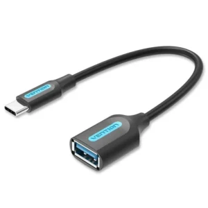 Adaptor USB Vention, OTG, USB-C (T) la USB 3.1 gen 1(M), 5Gbps, 0.15m, PVC, negru, "CCVBB" (timbru verde 0.08 lei) -6922794749412