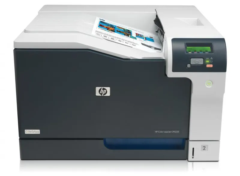 Imprimanta Laser Color HP CP5225DN, A3, Functii: Impr., Viteza de Printare Monocrom: 20ppm, Viteza de printare color: 20ppm, Conectivitate:USB|Ret, Duplex:Da, ADF:Nu(timbru verde 40 lei) "CE712A" - imagine 2