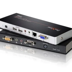 EXTENDER KVM ATEN acces PC de la distanta, conector tip VGA (M) | USB (M) x 2 | Serial RS232 (9-pin) (M) | 3.5 mm Jack (M) x 4 | RJ-45 | SPHD-17 (M), "CE770-AT-G" (timbru verde 0.18 lei)