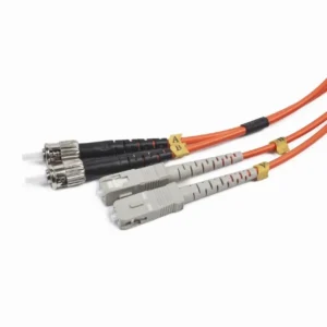 CABLU FIBRA OPTICA duplex multimode,  1m, conectori ST-SC, bulk, Gembird "CFO-STSC-OM2-1M" - Lichidare stoc