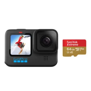 Camera de actiune GoPro H10B SB+SD Card 64GB5.3K, 23MP, Procesor GP2, HyperSmooth 4.0 "CHDSB-102-CN" (timbru verde 1.20 lei)