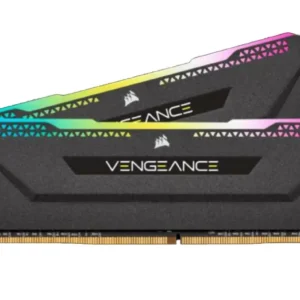 Memorie DDR Corsair DDR4 16 GB, frecventa 3600 MHz, 8 GB x 2 module, radiator, iluminare RGB, "CMH16GX4M2Z3600C18"