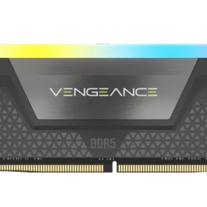 Corsair Memorie DDR5, 16GB, 5600MT/s, C40, 1.25V, AMD/Intel, Gri, RGB, VENGEANCE "CMH16GX5M1B5600Z40"