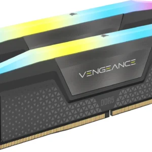 Corsair Memorie DDR5, 32GB, KIT 2x16GB, 6000MT/s, C28, XMP&EXPO, Negru, RGB, VENGEANCE "CMH32GX5M2B6000Z28"