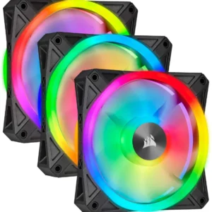 VENTILATOR CORSAIR, pt PC, 120 mm, 1500 rpm, LED RGB, pack 3 ventilatoare, "CO-9050098-WW"