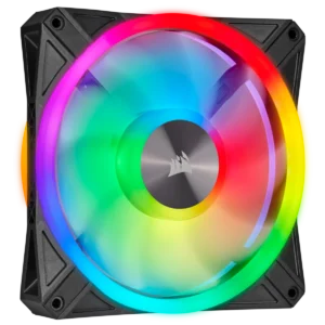 VENTILATOR Corsair, pt carcasa PC, 140 mm, 1250 rpm, LED RGB, 1 ventilator, "CO-9050099-WW"