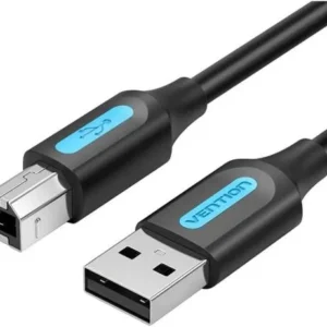 Cablu USB imprimanta Vention, 0.5m, USB-A 2.0 (T) la USB-B 2.0 (T), PVC, negru, "COQBD" (timbru verde 0.08 lei) -6922794748545