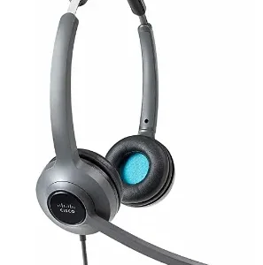 Cisco 522 Headset Head-band 3.5 mm connector Black, Grey, "CP-HS-W-522-USB=" (timbru verde 0.8 lei)