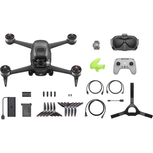 Kit Drona DJI Flash FPV Combo 4K6010km raza trans., auton. 20 min., 795g "CP.FP.00000002.01" (timbru verde 1.20 lei) - imagine 5