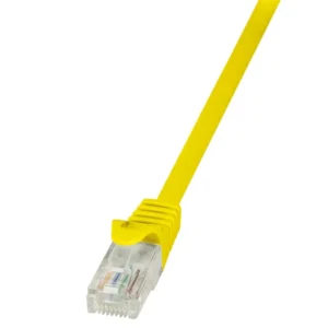 PATCH CORD UTP LOGILINK Cat5e, cupru-aluminiu, 0.5 m, galben, AWG26, "CP1027U" (timbru verde 0.08 lei)