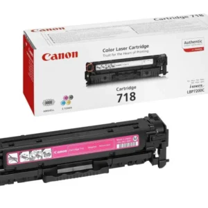 Toner Original Canon Magenta, CRG-718M, pentru LBP-7200|LBP-7210|LBP-7660|LBP-7680|MF-8330|MF-8340|MF-8350|MF-8360|MF-8380|MF-8540|MF-8550|MF-8580|MF-724|MF-728|MF-729, 2.9K, (timbru verde 1.2 lei) , "CR2660B002AA"