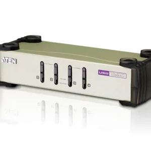 SWITCH KVM ATEN, 4-Port PS/2-USB VGA KVM Switch "CS84U-AT" (timbru verde 0.8 lei)