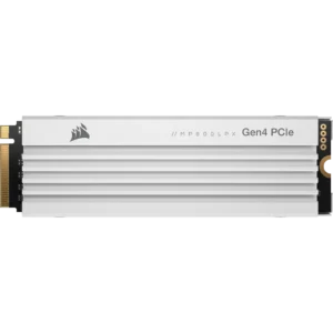 SSD Corsair SSD Corsair MP600 Pro LPX, 2 TB, PCIe Gen4, NVMe, M.2 2280, compatibil PS5, Alb "CSSD-F2000GBMP600PLPW"