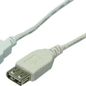 CABLU USB LOGILINK prelungitor, USB 2.0 (T) la USB 2.0 (M), 2m, gri, "CU0010" (timbru verde 0.18 lei)