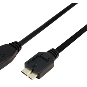 CABLU alimentare si date LOGILINK, USB 3.0 (T) la Micro-USB 3.0 (M), 1m, negru, "CU0026" (timbru verde 0.08 lei)