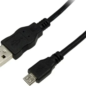 CABLU alimentare si date LOGILINK, pt. smartphone, USB 2.0 (T) la Micro-USB 2.0 (T), 1m, negru, "CU0058" (timbru verde 0.08 lei)
