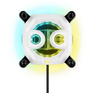 WATER block CORSAIR, Hydro X Series XC7 RGB, Compatibil socket LGA 1200/115x si AM4, iluminare RGB, alb, 1200/AM4, "CX-9010007-WW"