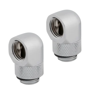 FITTING adaptor CORSAIR, filet G1/4", fitting angled rotary 90°, chrome, "CX-9055008-WW"