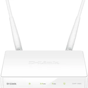 ACCESS POINT D-LINK wireless 1200Mbps, Gigabit, 2 antene externe, Dual Band AC1200, 2.4GHz/5GHz wireless, "DAP-1665" (timbru verde 0.8 lei)
