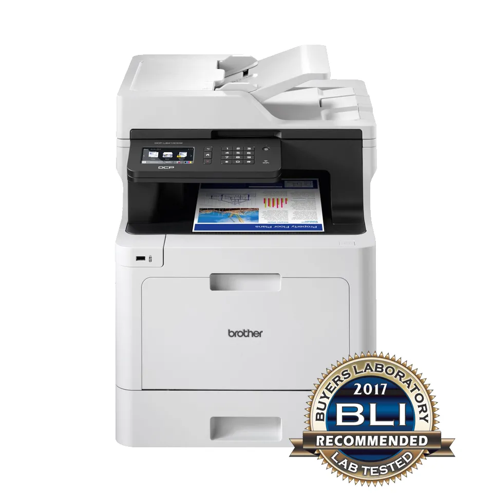 Multifunctional Laser Color Brother DCP-L8410CDW, A4,Functii: Impr.|Scan.|Cop., Viteza de Printare Monocrom: 31ppm, Viteza de printare color: 31ppm, Conectivitate:USB|Ret|WiFi, Duplex:Da, ADF:ADF, "DCPL8410CDWRE1" - imagine 5